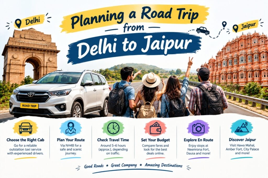 Delhi to Jaipur Taxi Service